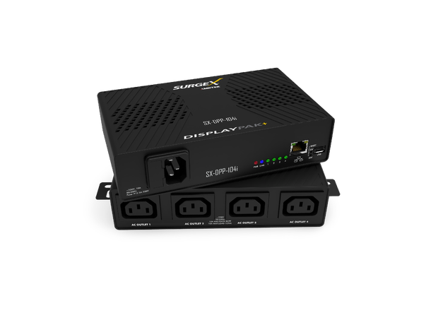 Display Pak+ IP-styrt strømadmin.10A Smart PDU m/overspenningsvern 240V,4xC13 