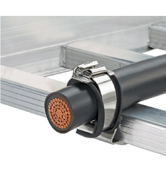 Pan-Steel® Cable Cleat MS Strap, 316L SS,Single/Trefoil/Quad pk à 25stk