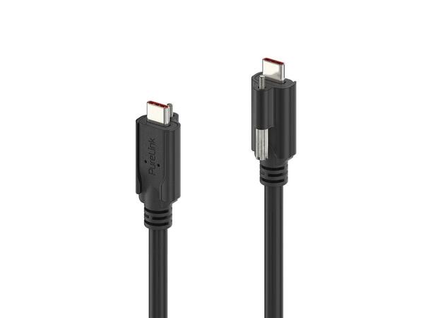 USB-C Tru-Lock-System-Clip, sort PureLink Locking clip 