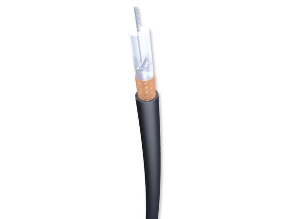 Koaks RG11A/U MIL-C-17F 75ohm HFFR, LSZH, SHF-1, Sort 