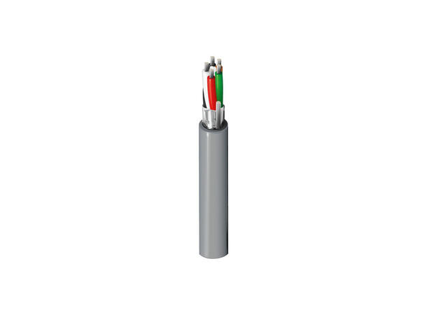 Signalkabel 5leder skjermet, PVC Belden 9535, AWG24, Grå, U305m