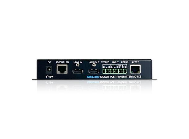JustAddPower MaxColor™ 3 4K60Hz Enkoder 36bit med AES67, USB-C og HDMI, Purelink 