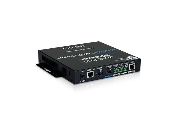 JustAddPower MaxColor™ 3 4K60Hz Enkoder 36bit med AES67, USB-C og HDMI, Purelink 