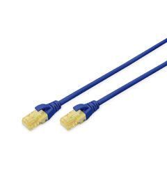 Patch kat6a U/UTP Blå 10m Digitus, Halogenfri
