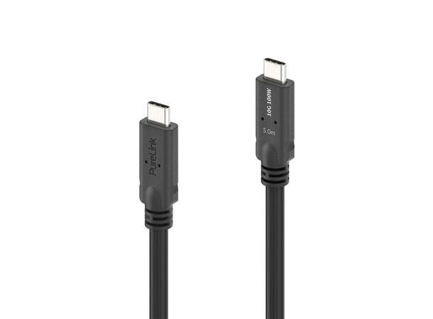 USB4 Coax X4 10Gbps 100W USB-C 5,0m PureLink, Gen1x2 passiv 