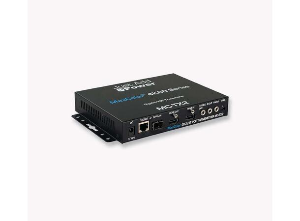 JustAddPower MaxColor™ 2 4K60Hz Enkoder 36bit med SFP, USB-C, ARC & HDMI 