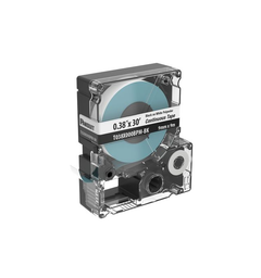 Merkelapper for MP300 Continuous Sortpå Hvit 9mmx9m, Polyester