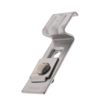Pan-Steel® Cable Cleat Bracket UC Series I-Beam stag, 316L SS, pk à 5stk