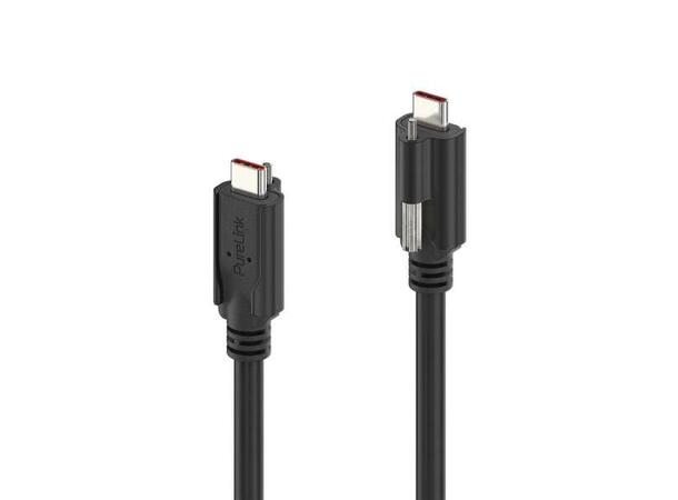 USB-C Tru-Lock-System-Clip, sort PureLink Locking clip 