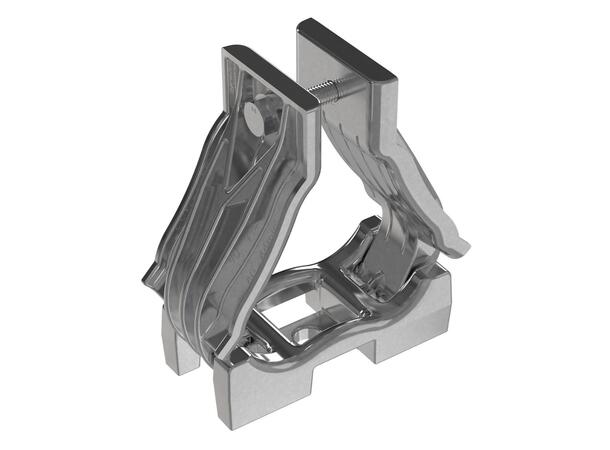 Pan-Steel® Trefoil Cable Cleat Aluminium TR Clamp ,Maximum Bundt 44mm,pk à 10stk 