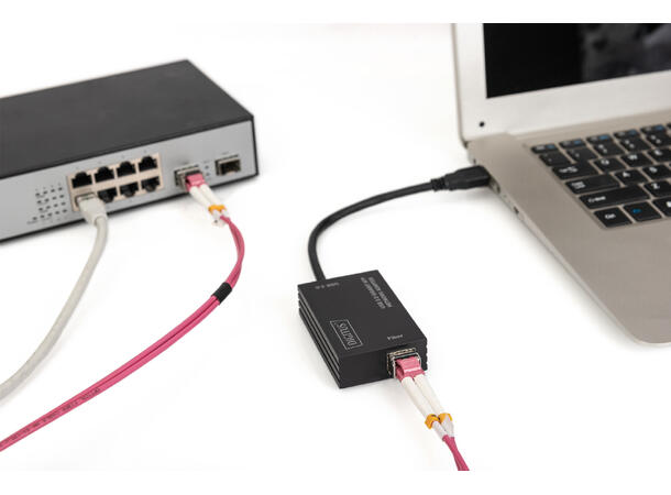 DIGITUS USB 3.0 Gigabit SFP Network Adapter 