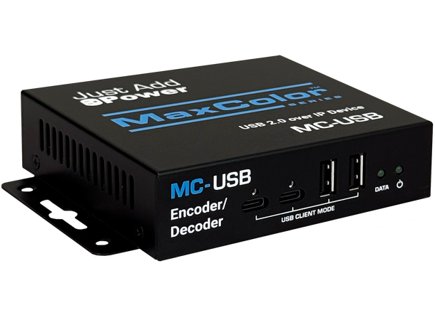 Just Add Power MaxColor USB enk./dek. 4K60Hz/4:4:4/36-bit video over et 1G-net 