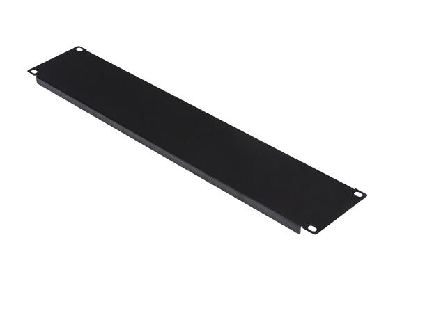 LANDE Blindpanel 2U metall sort 
