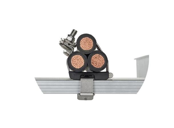 Pan-Steel® Trefoil Cable Cleat 316 SS TR Clamp ,Maximum Bundt 44mm,pk à 10stk 