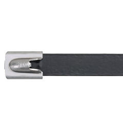 Pan-Steel® Strips stål 521x8,1mm 316SS Polyester Coated, Pk à 50stk