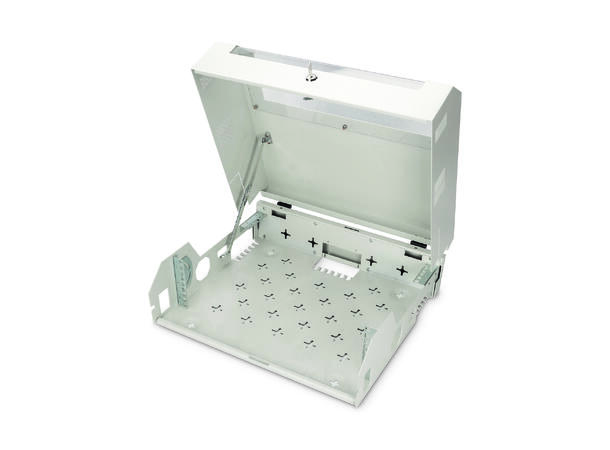 Wall mounting cabinet, SOHO, slim, Grey 156x525x475 mm 3U rotatable,2U fix 