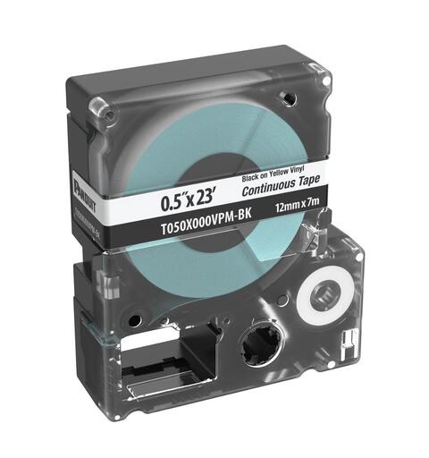 Kabelmerke for MP300 for 12mm Sort på hvit