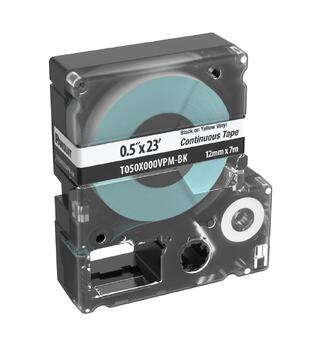 Kabelmerke for MP300 for 12mm Sort på hvit