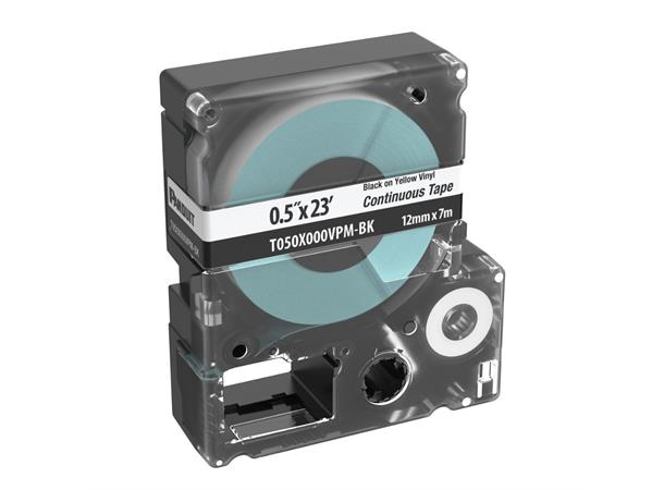 Kabelmerke for MP300 for 12mm Sort på hvit 
