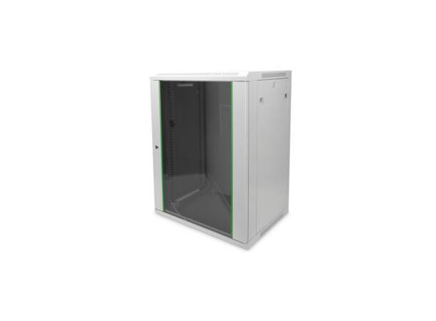 16U Veggskap Dynamic 789x600x450mm Digitus, Grå, 60kg 
