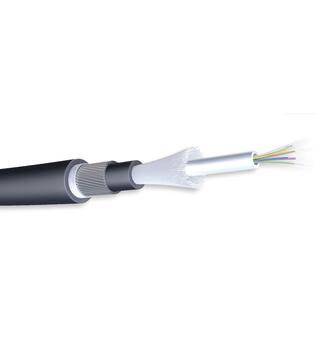 Fiber OM3 G12 DataGuard® Black FR-LSZH Steel Wire Armour FireFighter® UV-Stable