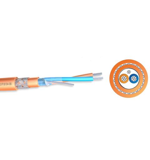 Foundation Fieldbus 1p AWG18/7 Type A LSZH, 600v, Armert, SHF-1, Oransje