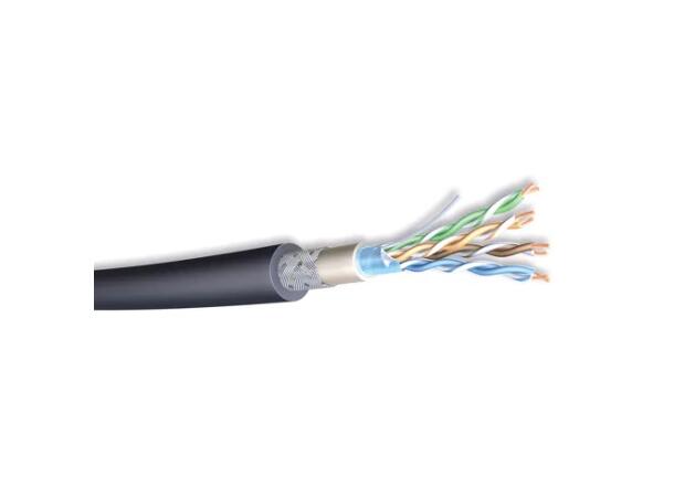 Cat6 U/UTP AWG24 Armert LSZH,  Black 