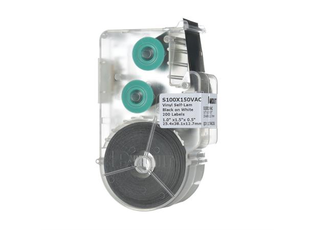 LS8 merke, 25.4x38.1, for kabel Ø 4-8mm 200 stk