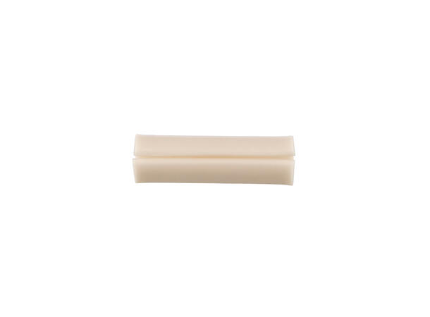 Merke hylse 3mm for duplex kabel, Hvit Innvendig Ø= 6,86mm, LabelCore, 100 pk 