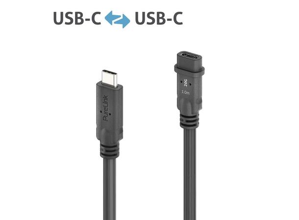 USB4 Coax X4 240W USB-C Male/Female 2m PureLink, Gen2 passiv,20Gbps,Extension 
