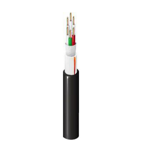 Fiberkabel 6x OS2 SMF Multi Loose Tube 1 rør × 6 fibre