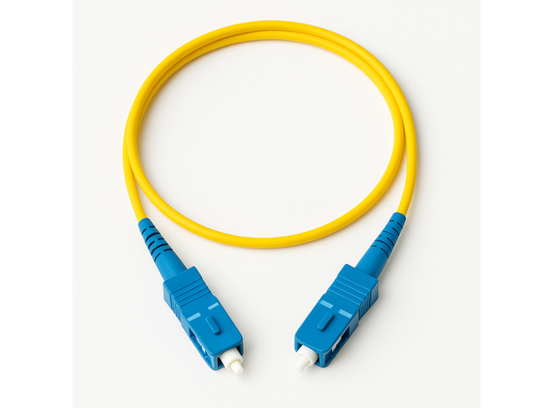 Jotec Patch Fiber OS2 SC-SC Simplex 2m Halogenfri, Gul, 2mm 