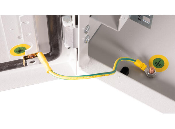 Veggskap 22U 1107x600x600mm IP55 Safebox, 100kg, Grå, utendørs 