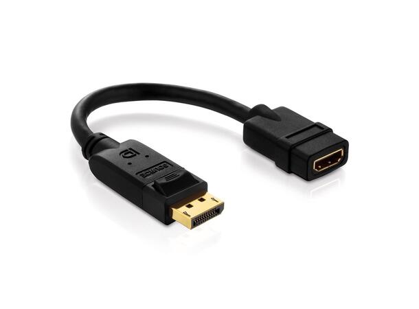 DisplayPort til HDMI Portsaver Adapter DP 1.1 / HDMI 1.4 