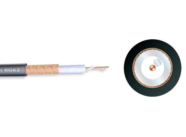 RG62A/U MIL-C-17F 93ohm Coaxial Cable FireFighter®, LSZH, IEC60332-1, sort 