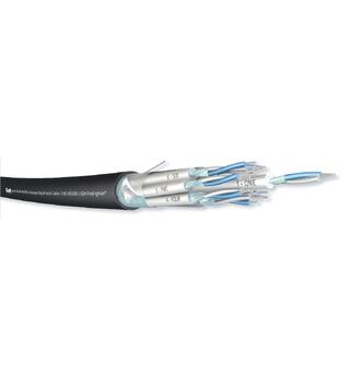 Mikrofonkabel Event Install 24 par AES/EBU, LSZH, Cca, Sort