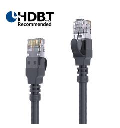 Kobberpatch Kat6a S/FTP HF 3m HDBaseT 2.0-sertifiserte premiumkabler