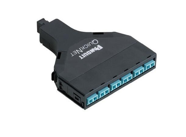 Quicknet SFQ Kassett MPO til 6xLCD OM4 Panduit Opticom Standard method A rett 