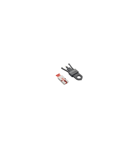 USB Type A Blockout Device Panduit, 5 enheter + et verktøy,  Rød