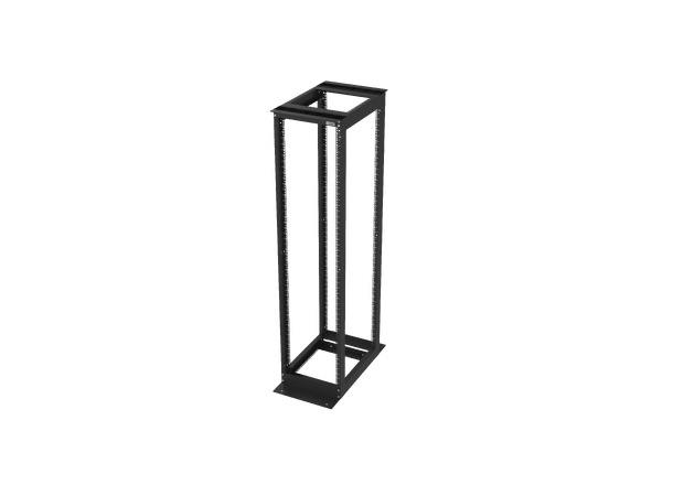 Ager 48U åpen ramme 530x1070x2289mm sort 4 punkt, ferdig montert 