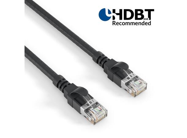 Kobberpatch Kat6a S/FTP HF 20m HDBaseT 2.0-sertifiserte premiumkabler 