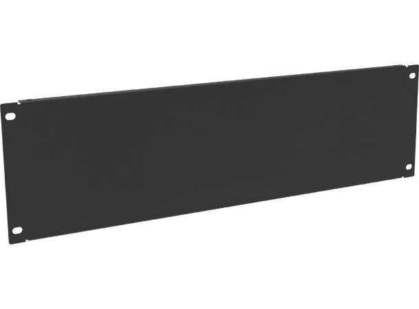 Blindpanel 2U 19" Ager, metall sort 