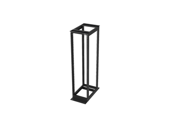 Ager 45U åpen ramme 530x870x2155mm sort 4 punkt, ferdig montert 