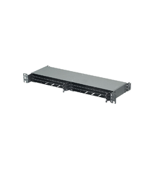 HD Flex 1U fiberpanel for 6x12-port,sort Panduit for inntil 144 fiber