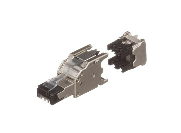 RJ45 han, Kat 6A, Feltterminerbar STP Panduit T586B 