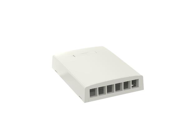 Uttak Påvegg for 6 NetKey moduler 