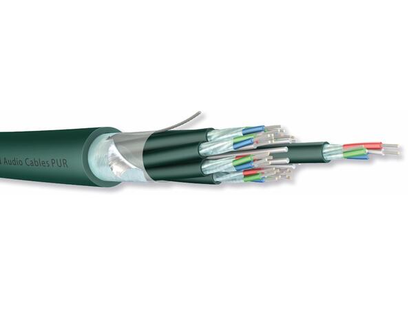 Mikrofonkabel Star Quad, 4 x Quad, Event AES/EBU, LSZH, PUR, British Racing Green 