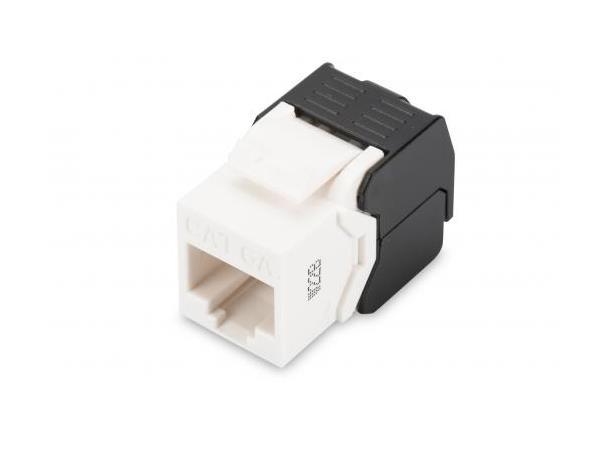 Keystone Kat 6a verktøyfri uskj. 10gig Hvit
