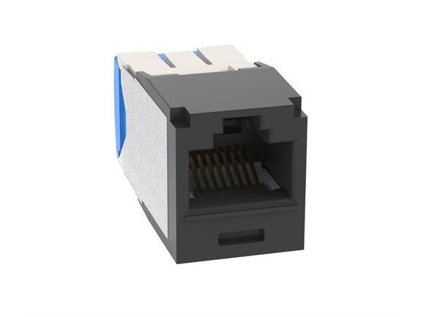 Mini-Com RJ45 modul kat6a 10 Gig UTP Panduit, Sort 
