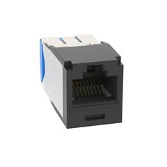 Mini-Com RJ45 modul kat6a 10 Gig UTP Panduit, Sort